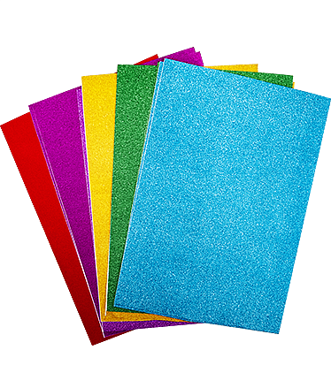 Self-Adhesive Glitter Paper, 10 Sheets